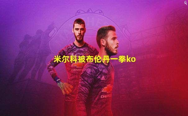 米尔科被布伦丹一拳ko